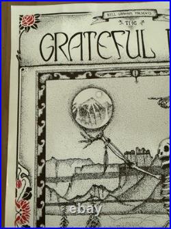 GRATEFUL DEAD Poster Telluride Colorado 1987 Jack Rajca SIGNED Concert Print Art