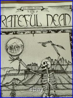 GRATEFUL DEAD Poster Telluride Colorado 1987 Jack Rajca SIGNED Concert Print Art