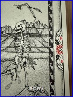 GRATEFUL DEAD Poster Telluride Colorado 1987 Jack Rajca SIGNED Concert Print Art