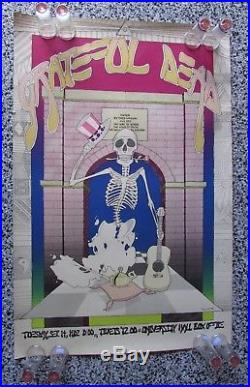GRATEFUL DEAD Poster University Hall UVA 1982 Dwyer Print