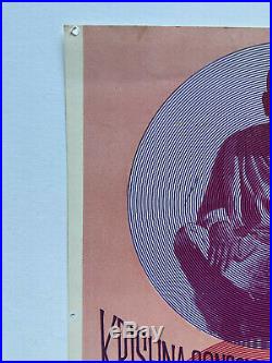 GRATEFUL DEAD RARE Poster Janis Joplin Allen Ginsberg AOR 2.18 1967 Krishna