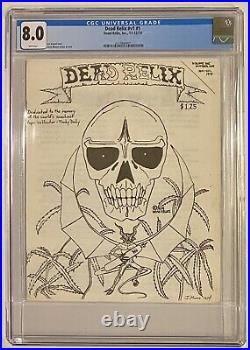 GRATEFUL DEAD. RELIX Magazine. V1 #1 CGC Rock Concert Rare 1st Print BG FD AOR