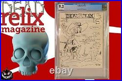 GRATEFUL DEAD. RELIX Magazine. V2 #1 CGC Rock Concert Rare 1st Print BG FD AOR