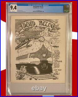GRATEFUL DEAD. RELIX Magazine. V2 #5 CGC Rock Concert Rare 1st Print BG FD AOR