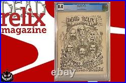 GRATEFUL DEAD. RELIX Magazine. V2 #6 CGC Rock Concert Rare 1st Print BG FD AOR
