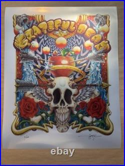 GRATEFUL DEAD / ST. STEPHEN/ MASTHAY signed Foil poster # xx/200
