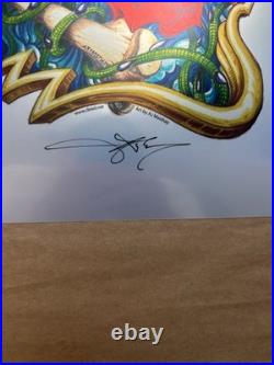 GRATEFUL DEAD / ST. STEPHEN/ MASTHAY signed Foil poster # xx/200