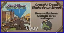 GRATEFUL DEAD Shakedown Street 1978 US Arista Records PROMO POSTER Jerry Garcia