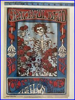 GRATEFUL DEAD Skeleton & Roses FD 26 Poster Family Dog 1966 Mouse & Kelley