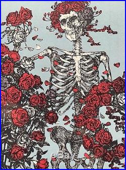 GRATEFUL DEAD Skeleton and Roses Original Poster Handbill CGC 9.8 FD-26-OHB-A