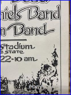 GRATEFUL DEAD Spartan Stadium 1979 poster ORIGINAL Brent's 1st show San Jose
