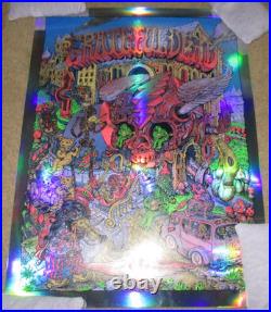 GRATEFUL DEAD jerry garcia concert gig POSTER david welker FOIL VARIANT 120/250