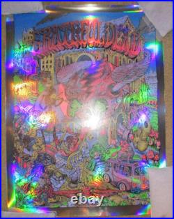 GRATEFUL DEAD jerry garcia concert gig POSTER david welker FOIL VARIANT 120/250 GRATEFUL DEAD jerry garcia concert gig POSTER david welker FOIL VARIANT 120/250