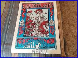 Gratefull Dead Poster Signed By Stanley Mouse & Alton Kelly