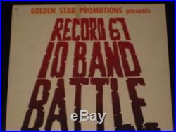 Garage Rock Battle of the Bands Concert Poster 1967 Boxing Style Santa Rosa CA