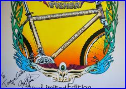 Gary Fisher Grateful Dead Poster RARE SIGNED 1990s Mountain Bike Museum Repack