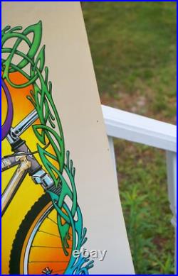 Gary Fisher Grateful Dead Poster RARE SIGNED 1990s Mountain Bike Museum Repack