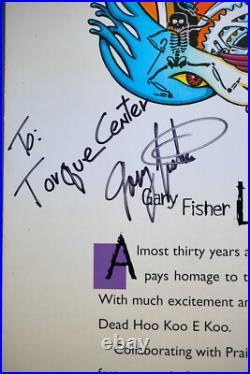 Gary Fisher Grateful Dead Poster RARE SIGNED 1990s Mountain Bike Museum Repack