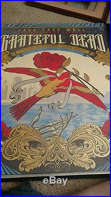 Gd50 chicago fare thee well july 3, 4, 5 justin helton VIP prints matching #13