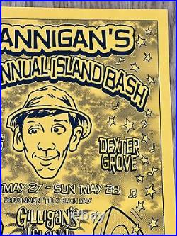 Gilligan's Island Original Concert Poster Signed #3! With Grateful Dead Cover Band