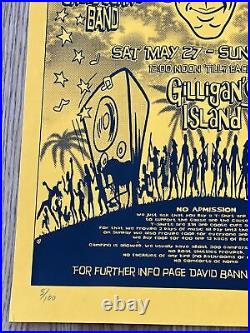 Gilligan's Island Original Concert Poster Signed #3! With Grateful Dead Cover Band