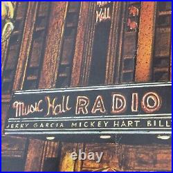 GratefuL Dead 1980 Radio City Music Hall Vintage Poster October