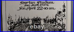 GratefuL Dead CharLie DanieLS Greg Kihn BiLL Graham Spartan Stadium 1979 PoSter