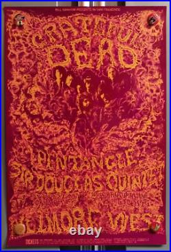GratefuL Dead PentangLe BG162-2 BiLL Graham FiLLmore PoSter