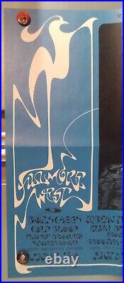 GratefuL Dead Santana BG287-2 BiLL Graham CLoSing Of The FiLLmore 1971 PoSter