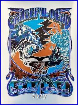 Grateful Dead (11/5/1970) Inverse Foil Poster by AJ Masthay AE#/100