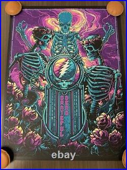 Grateful Dead 11/6/1970 Purple Variant Poster By Dan Mumford hand numbered 45/75