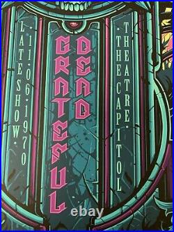 Grateful Dead 11/6/1970 Purple Variant Poster By Dan Mumford hand numbered 45/75