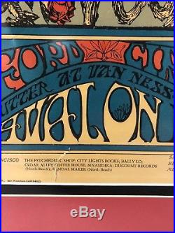 Grateful Dead 1966 Original Avalon Ballroom Family Dog Poster September 16 & 17