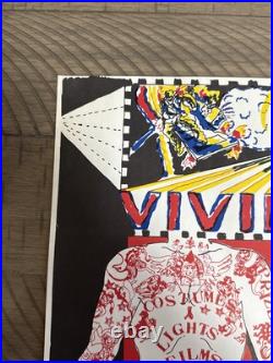 Grateful Dead 1966 Vivid Vision concert Poster bg fd aor 3.14 Quicksilver