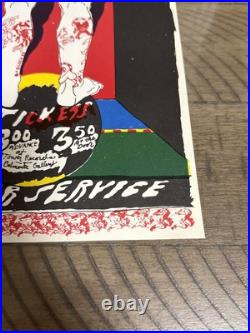 Grateful Dead 1966 Vivid Vision concert Poster bg fd aor 3.14 Quicksilver