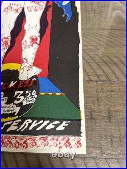 Grateful Dead 1966 Vivid Vision concert Poster bg fd aor 3.14 Quicksilver