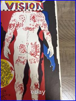 Grateful Dead 1966 Vivid Vision concert Poster bg fd aor 3.14 Quicksilver