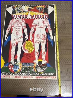 Grateful Dead 1966 Vivid Vision concert Poster bg fd aor 3.14 Quicksilver