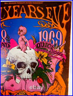 Grateful Dead 1968 Original 1st Print Lee Conklin Winterland BG 152 AOR Poster