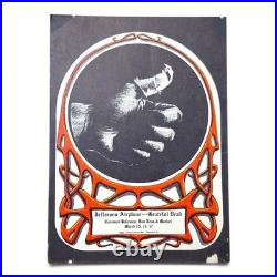 Grateful Dead 1968 Sore Thumb Jefferson Airplane ORIGINAL HANDBILL