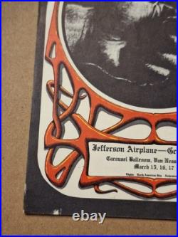 Grateful Dead 1968 Sore Thumb Jefferson Airplane ORIGINAL HANDBILL