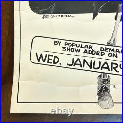 Grateful Dead 1977 Shrine Aud Randy Tuten Original 18x21 Vintage Rare Poster