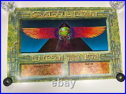 Grateful Dead 1978 Egypt European Tour Poster Original Alton Kelley Artwork