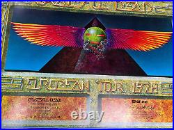 Grateful Dead 1978 Egypt European Tour Poster Original Alton Kelley Artwork