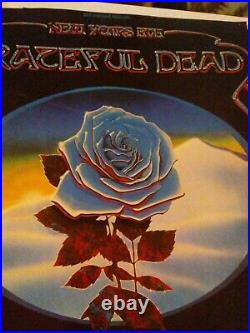 Grateful Dead 1978 NEW YEARS EVE 1st print and postcard set plus second huge pr