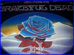 Grateful Dead 1978 New Year Eve Winterland Blue Rose Mouse/kelley Concert Poster