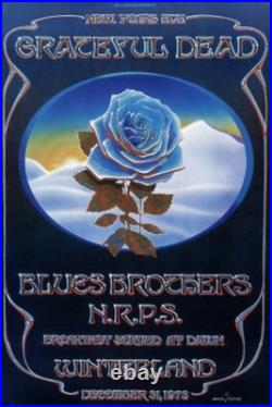 Grateful Dead 1978 Winterland Concert Poster- 4th Print-new Years-mouse/kelley