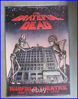 Grateful Dead 1980 Warfield Theater Poster Second Printing