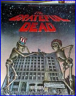 Grateful Dead 1980 Warfield Theater Poster Second Printing