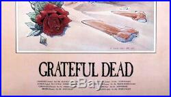 Grateful Dead 1981 European Original Tour Poster Stanley Mouse Lithograph
